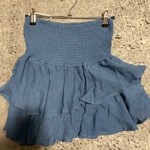 Size XS/S flowy blue skirt